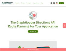 Tablet Screenshot of graphhopper.com